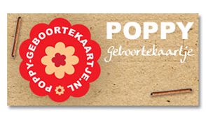 POPPY geboortekaartje